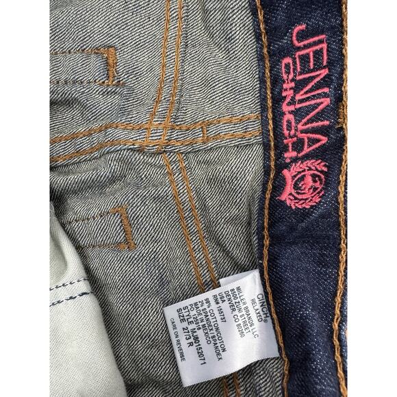 Cinch Jenna Jeans Womens Sz 3/27 Relaxed Bootcut Dark Wash Western - Picture 5 of 9